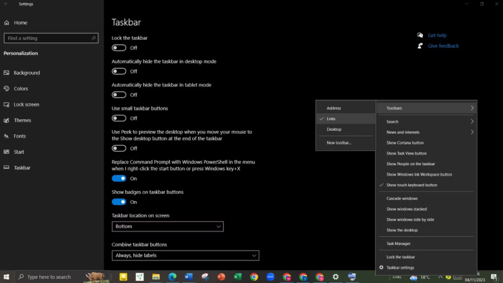 如何在 Windows 10 中将任务栏图标居中 Windows 第3张-小白软件